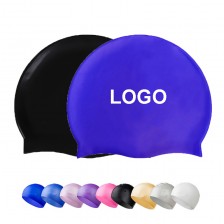 Waterproof Silicone Soild Swim Cap